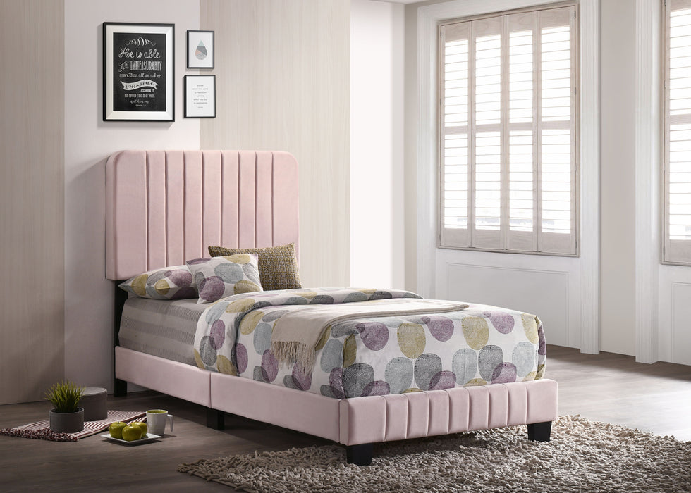 Lodi - G0406-TB-UP Twin Bed - Pink