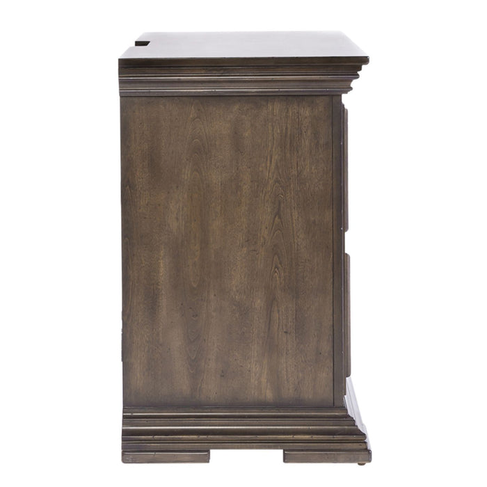 Big Valley - 2 Drawer Night Stand w/ Charging Station