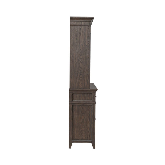 Paradise Valley - Hutch & Buffet - Saddle Brown