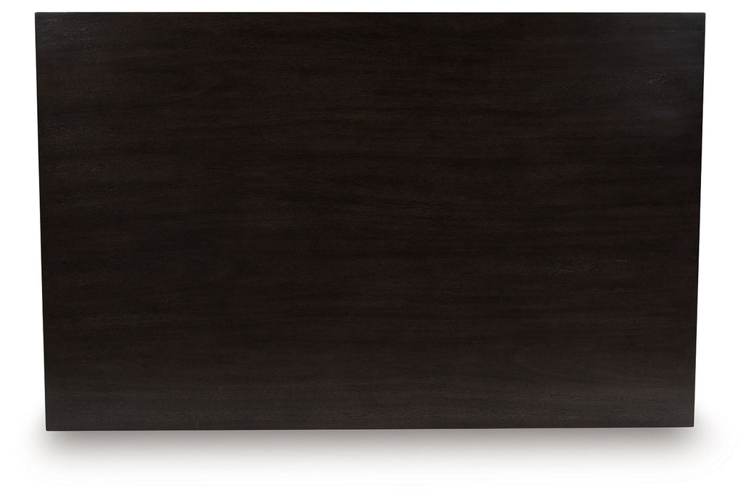 Neymorton - Rectangular Dining Room Counter Table - Dark Grayish Brown