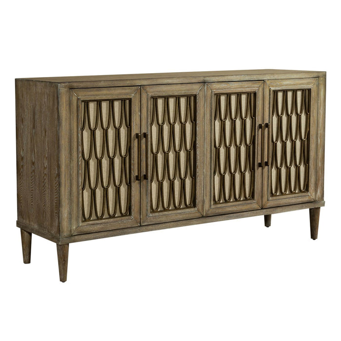 Devonshire - 4 Door Accent Cabinet - Driftwood