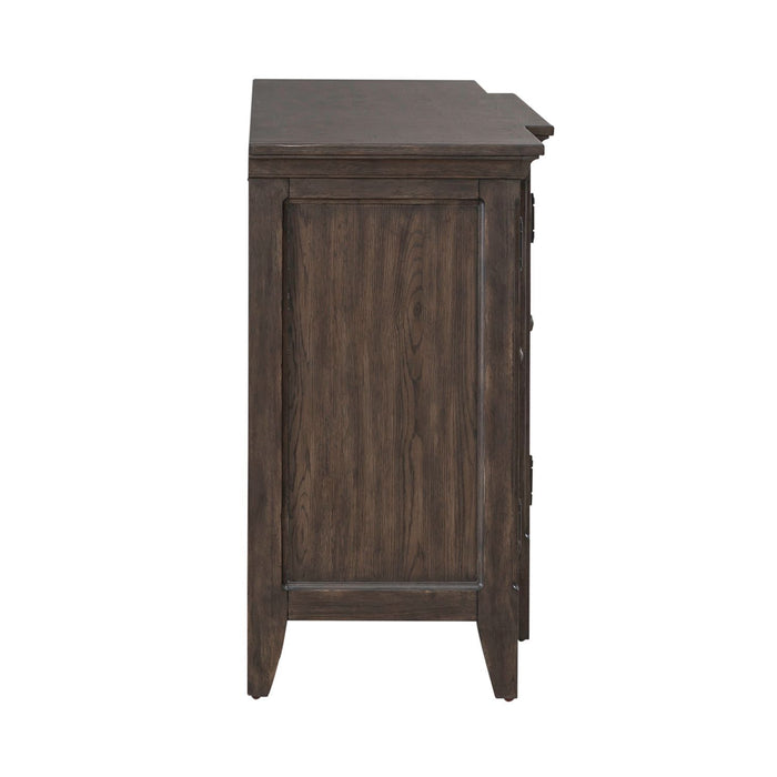 Paradise Valley - 76" TV Console - Saddle Brown