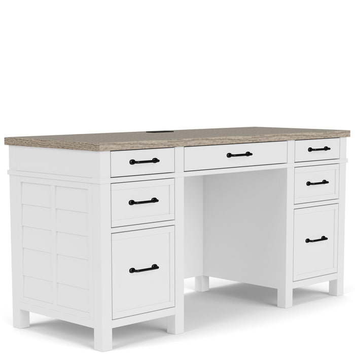 Finn - Executive Desk - White
