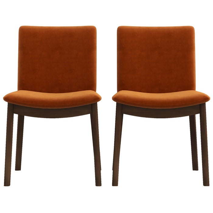 Laura - Mid-Century Modern Solid Wood Dining Chair (Set of 2)