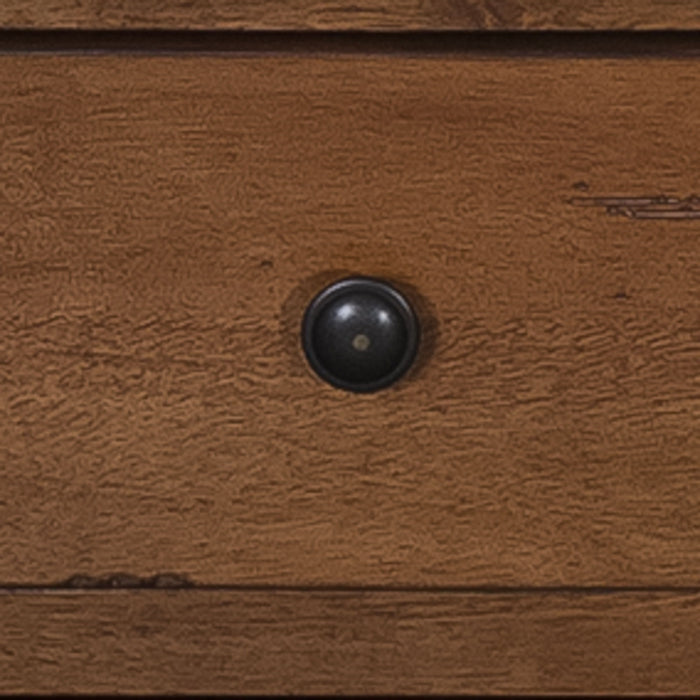 Treasures - Hutch & Buffet - Rustic Oak