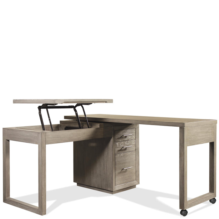 Prelude - Swivel Lift Top L-Desk