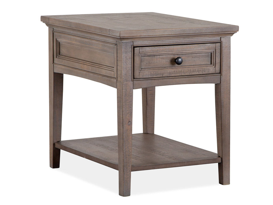 Paxton Place - Rectangular End Table - Dovetail Grey