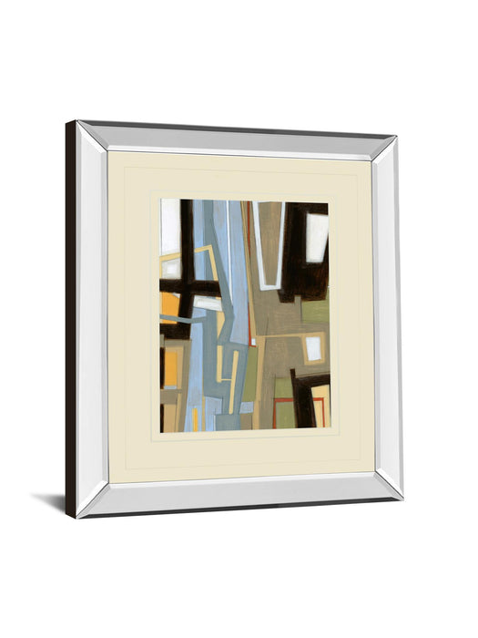 High Expectations Il By Norman Wyatt Jr. - Mirror Framed Print Wall Art - Blue
