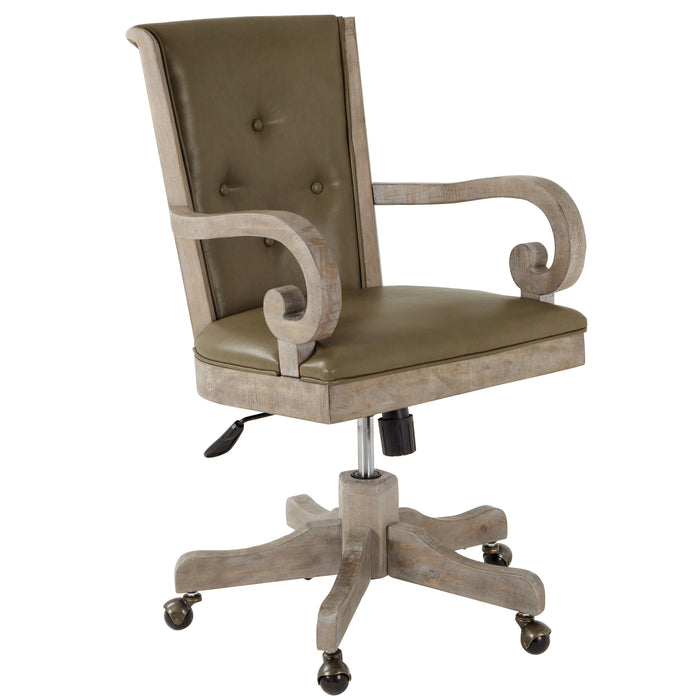 Tinley Park - Fully Upholstered Swivel Chair - Dove Tail Grey