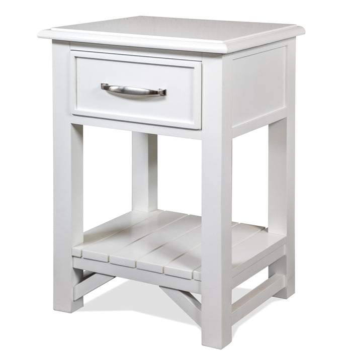 Talford - Cotton One Drawer Nightstand - White