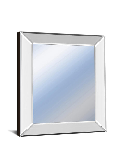 22x26 Decorative Framed Wall Mirror By Classy Art Mirror - White