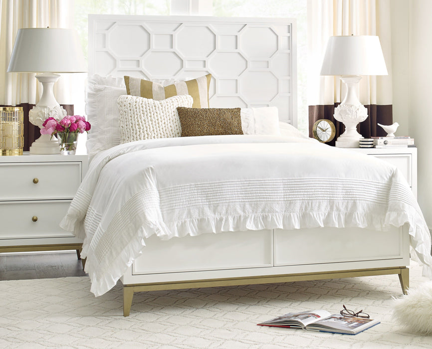 Chelsea by Rachael Ray - Complete Panel Bed With Storage Footboard