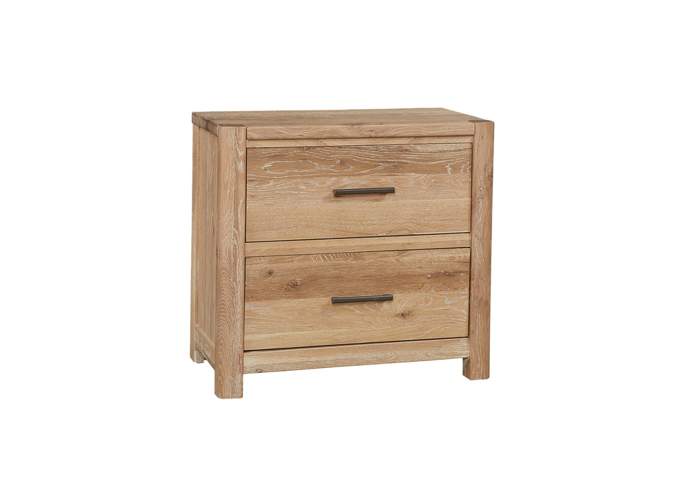 Crafted Oak - Nightstand 2 Drawers