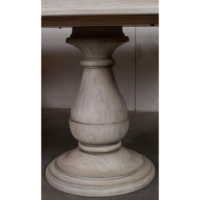 Anniston - Double Pedestal Table - Cashmere