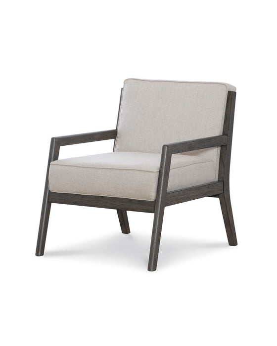 Sawyer - Square Base Linen Chair - Beige