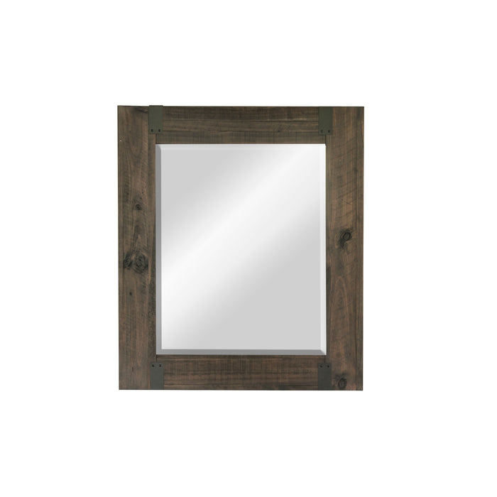 Abington - Portrait Mirror - Weathered Charcoal