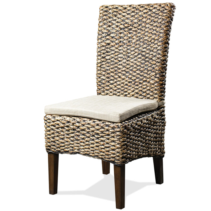 Mix-N-Match Chairs - Woven Side Upholstered Chair (Set of 2) - Hazelnut