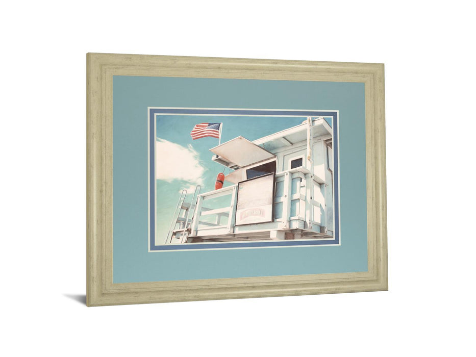 The Cabin By Natasia Cook - Framed Print Wall Art - White