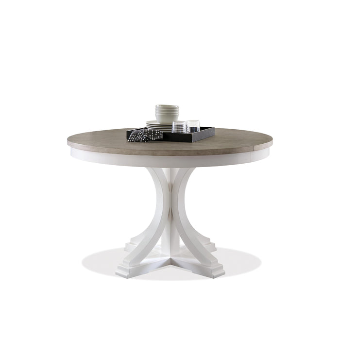 Cora - Round Dining Table - Cloud / Fog