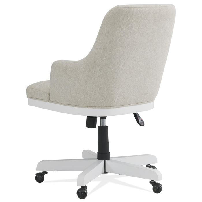 Finn - Upholstered Desk Chair - White