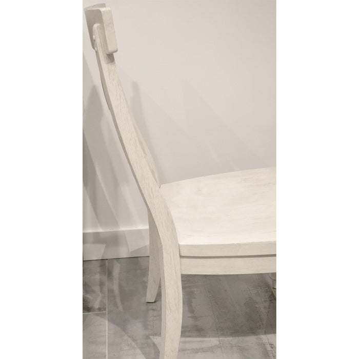 Aberdeen - X-Back Side Chair (Set of 2) - Weathered Worn White