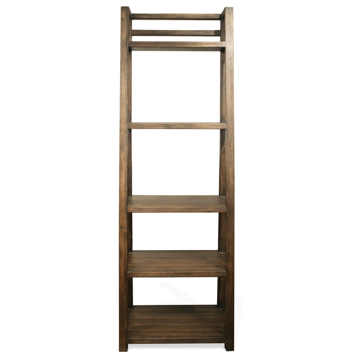 Perspectives - Leaning Bookcase - Brushed Acacia