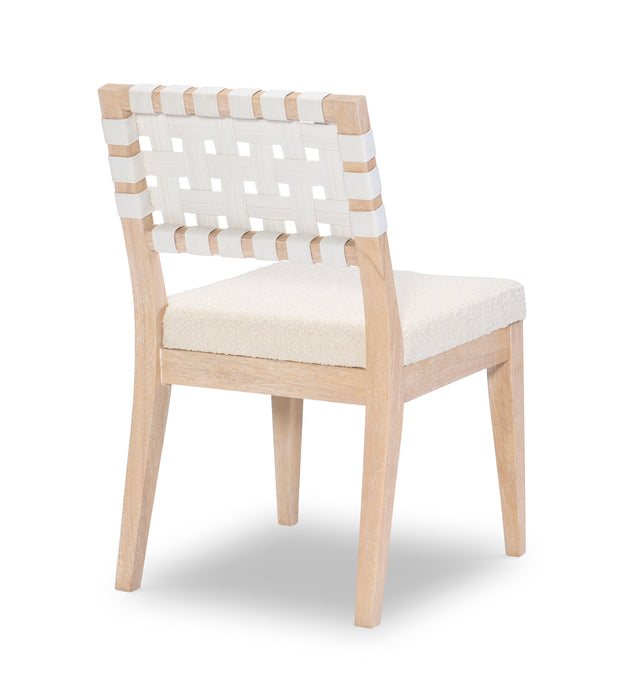 Biscayne - Woven Strap Back Side Chair (Set of 2) - Beige