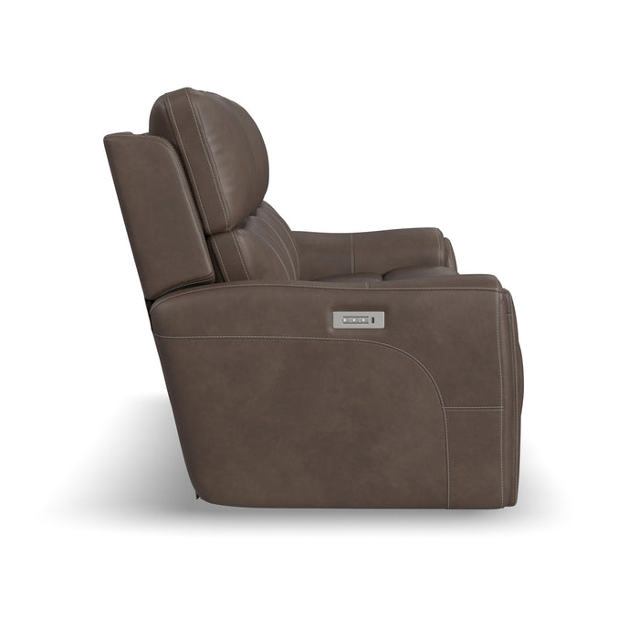 Carter - Power Reclining Sofa With Console & Power Headrests & Lumbar