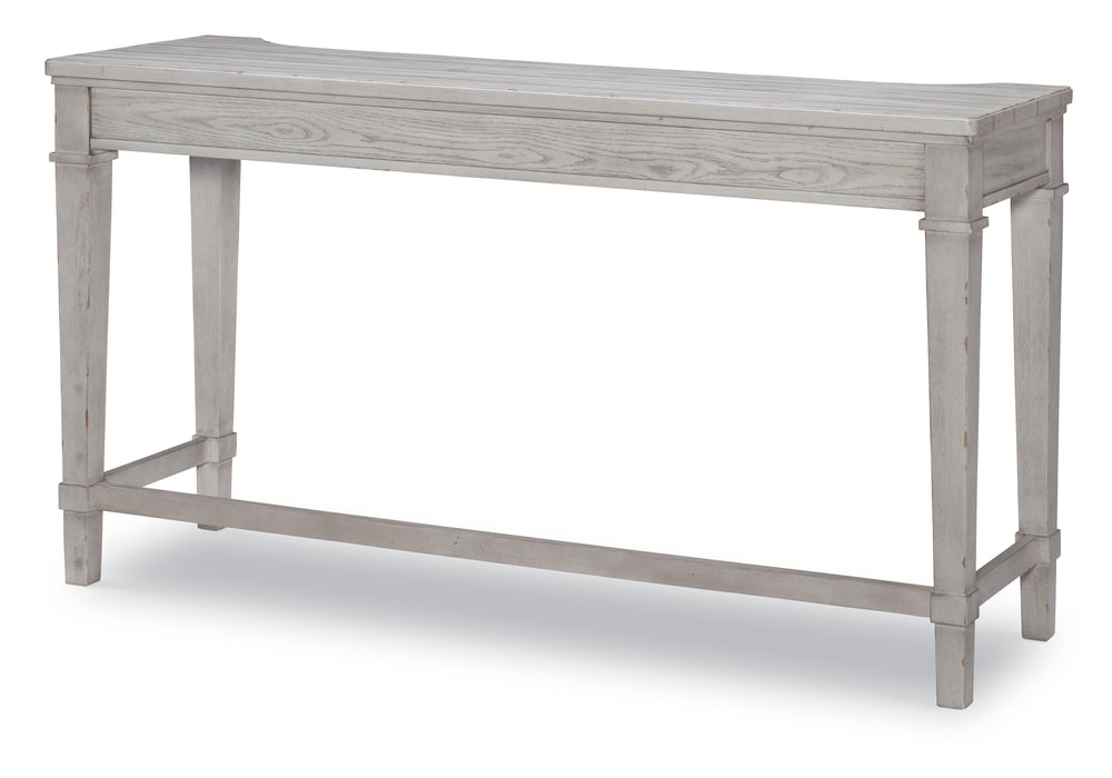 Belhaven - Sofa Table Desk - Pearl Silver