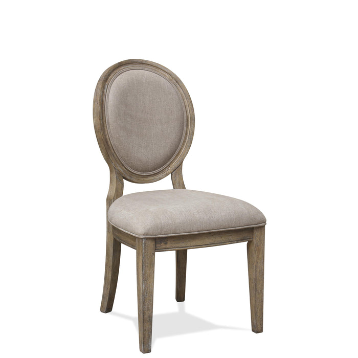 Sonora - Upholstered Oval Side Chair (Set of 2) - Snowy Desert