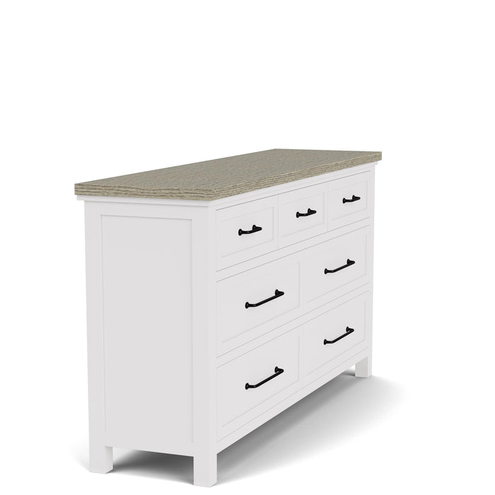 Cora - Seven Drawer Dresser - White