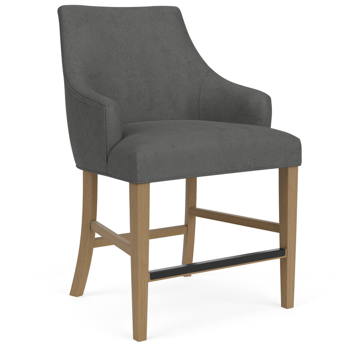 Mix-N-Match Chairs - Swoop Arm Upholstered Stool