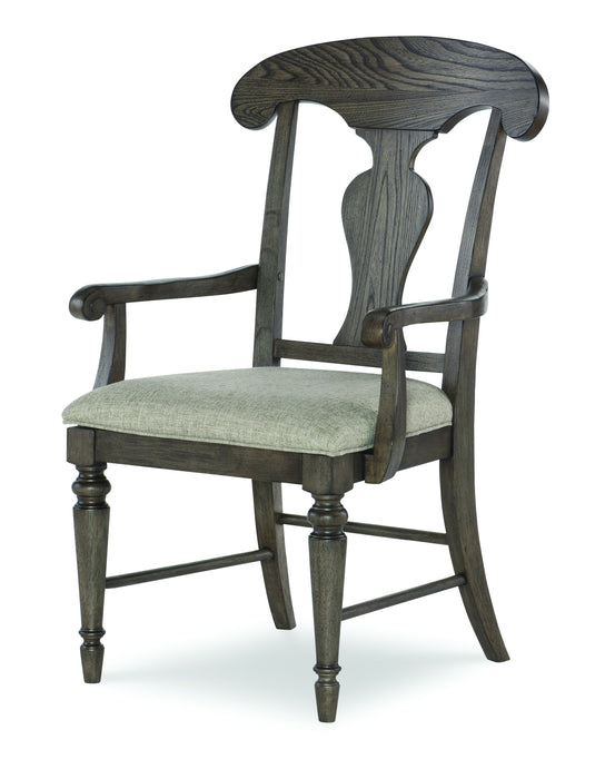 Brookhaven - Splat Back Arm Chair (Set of 2) - Beige