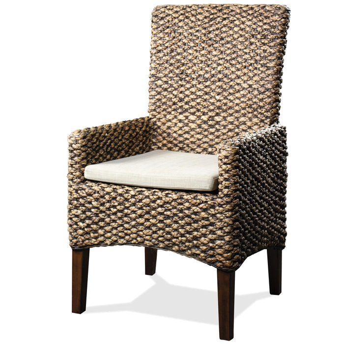 Mix-N-Match Chairs - Woven Arm Upholstered Chair (Set of 2) - Hazelnut