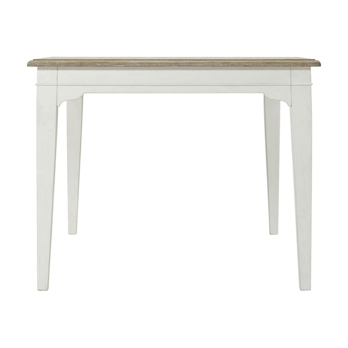 Myra - Rectangle Leg Dining Table - Natural / Paperwhite