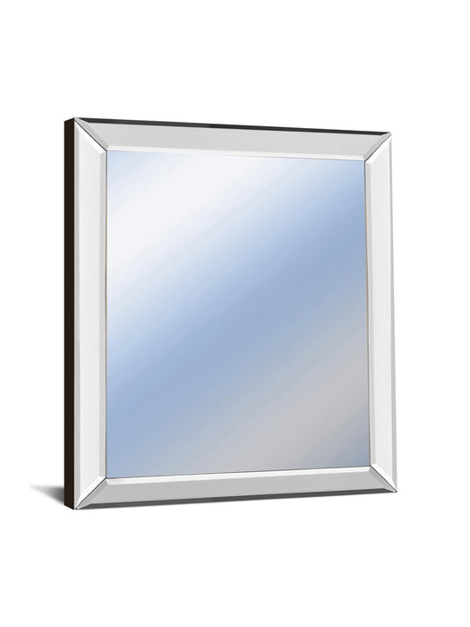 34x40 Decorative Framed Wall Mirror By Classy Art Mirror - White