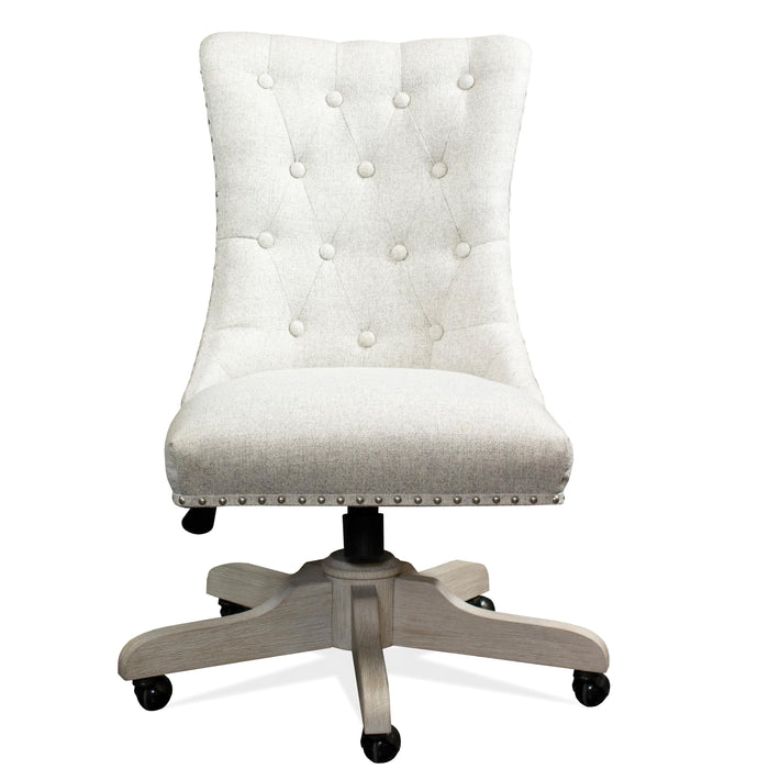 Maisie - Upholstered Desk Chair - Champagne