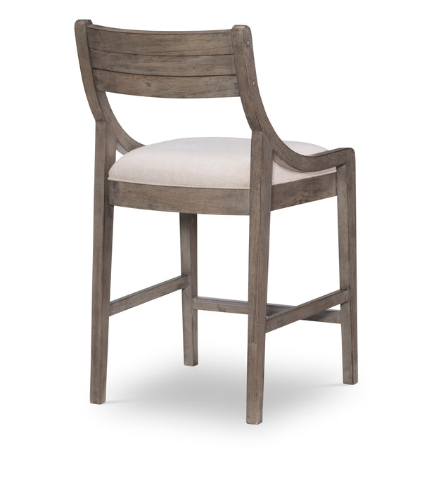 Greystone - Sling Back Pub Chair (Set of 2) - Dark Brown