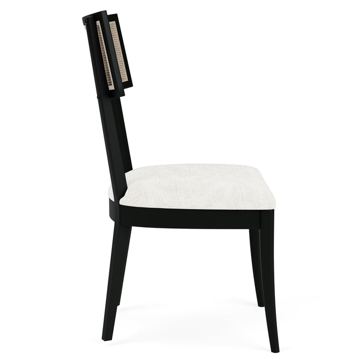 Laguna - Cane Upholstered Side Chair - Beige