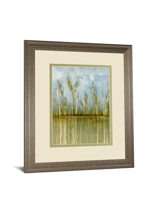 Allure By Hollack - Framed Print Wall Art - Blue