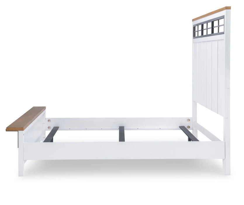 Franklin - Complete Two Tone Panel Bed