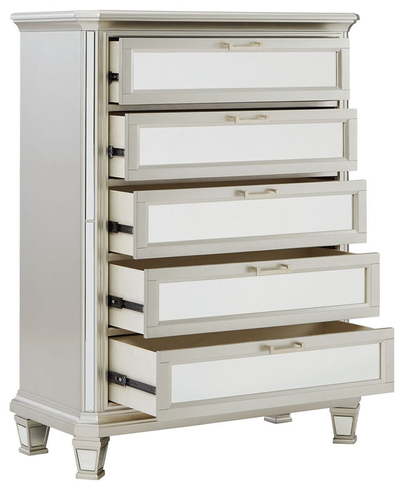 Lindenfield - Silver - Five Drawer Chest