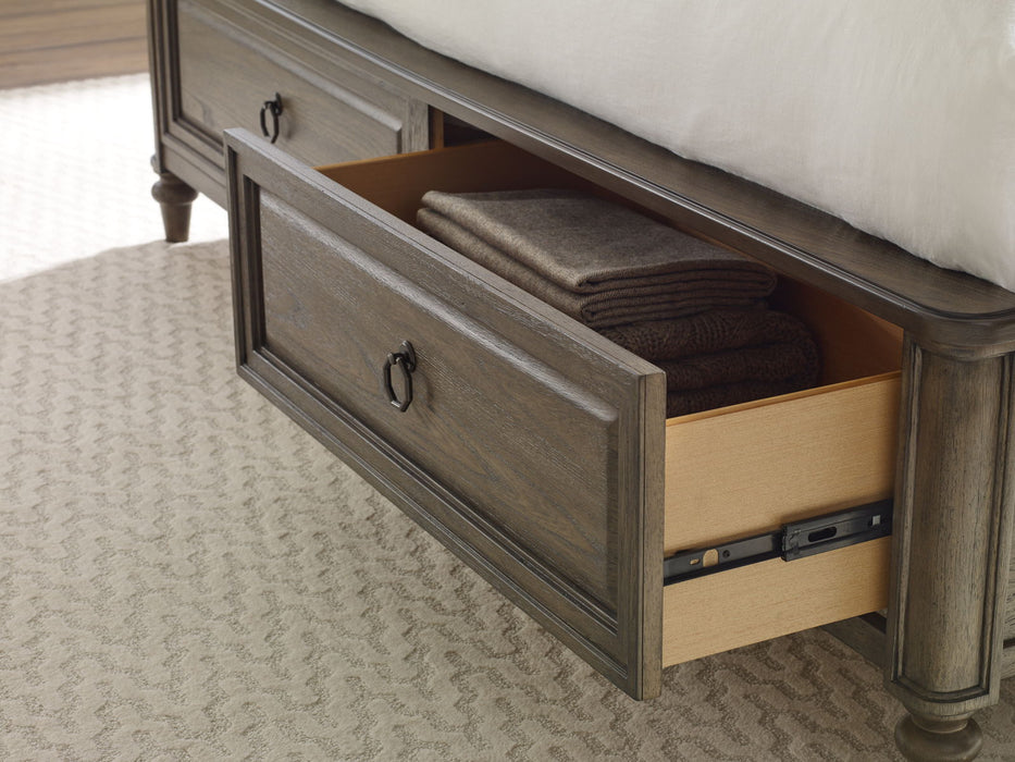 Brookhaven - Panel Bed With Storage Footboard