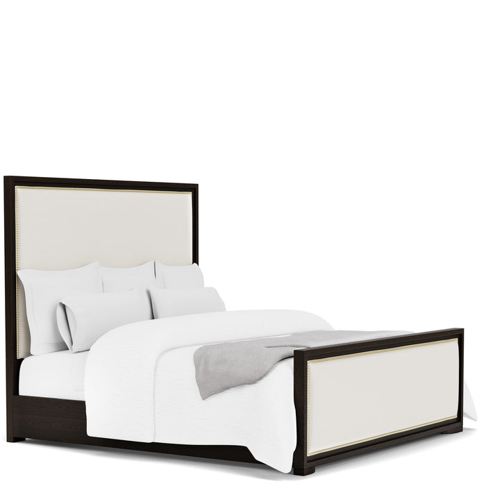 Lydia - King Upholstered Bed - White