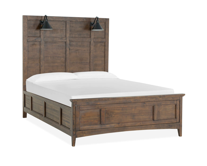 Bay Creek - Complete Lamp Panel Bed With Regular Rails