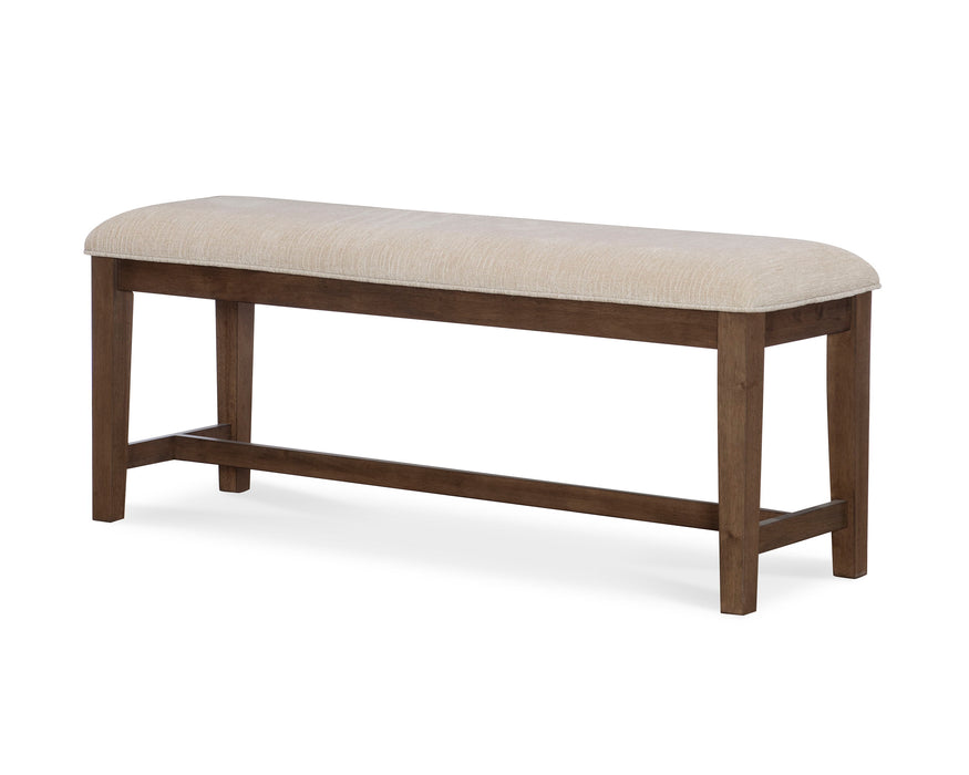 Bluffton Heights - Transitional Bench - Brown
