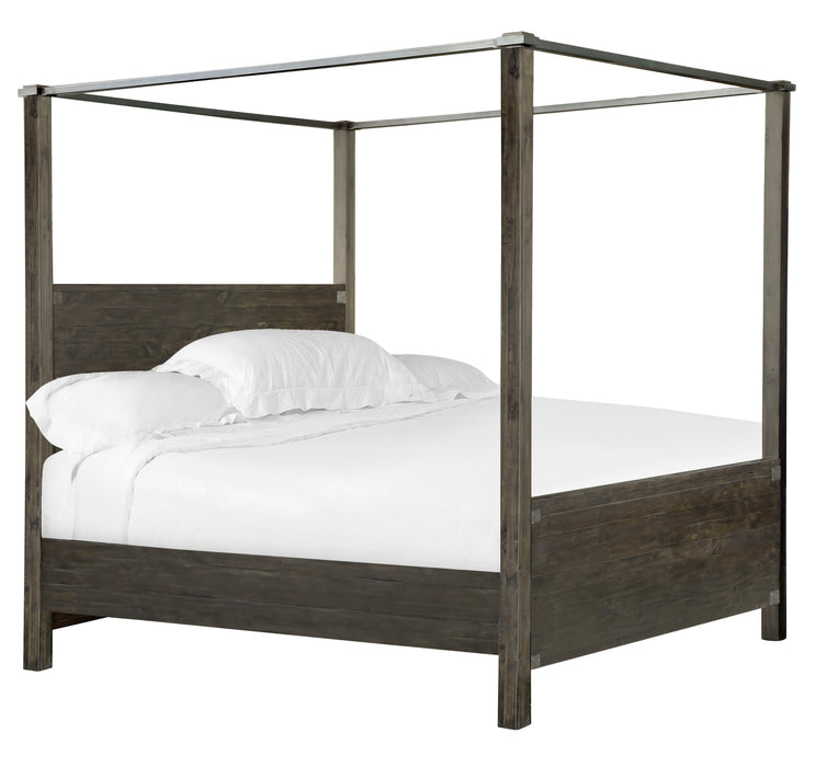 Abington - Queen / King Poster Bed Posts - Weathered Charcoal