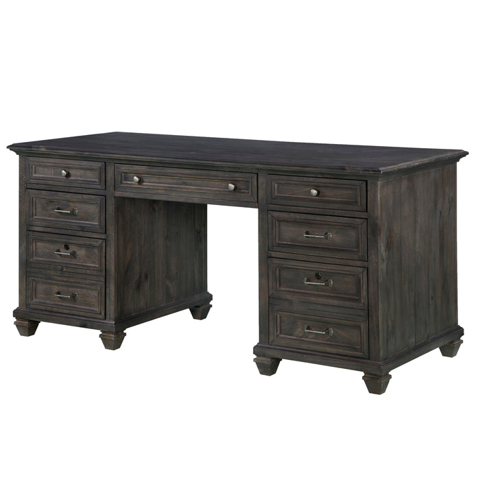 Sutton Place - Executive Desk - Weathered Charcoal