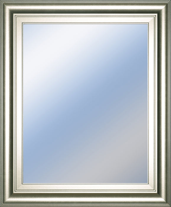 22x26 Decorative Framed Wall Mirror By Classy Art Promotional Mirror Frame #42 - Pearl Silver