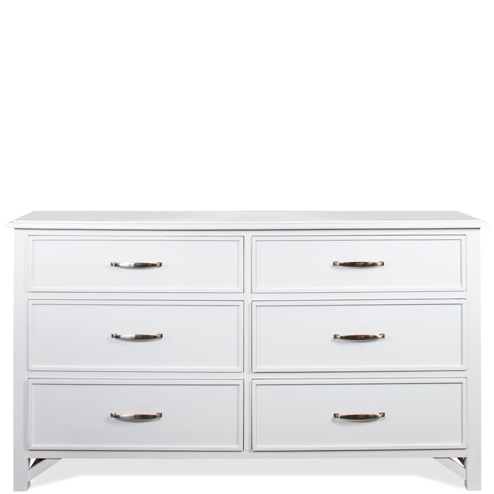 Talford - Cotton Six Drawer Dresser - White